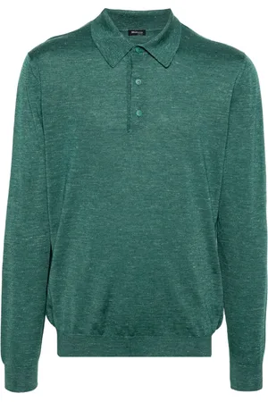 Kiton Fine knit polo shirt