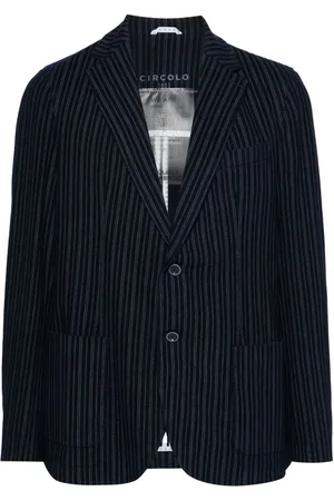 Circolo Single-breasted striped blazer