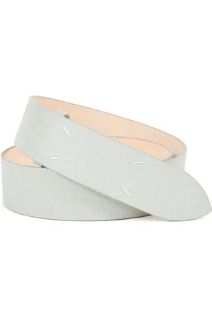 Maison Margiela Four-stitch leather belt