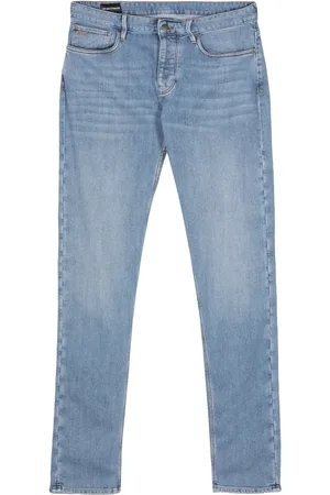 Emporio Armani Low-rise slim-fit jeans