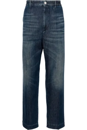VALENTINO GARAVANI Tapered-leg cotton jeans