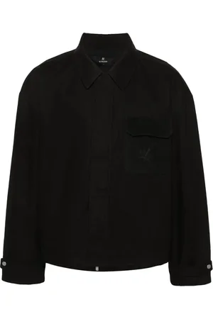Represent Logo-engraved cotton jacket