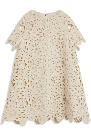 Tartine Et Chocolat Floral-embroidery dress
