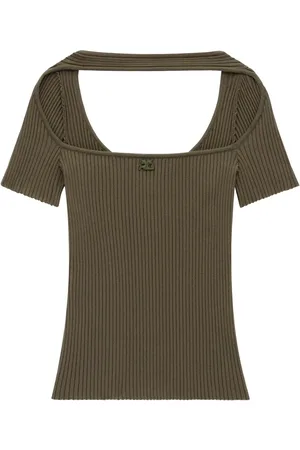 Courrèges Hyperbole cut-out top
