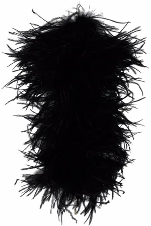 Saint Laurent Feather-embellished necklace