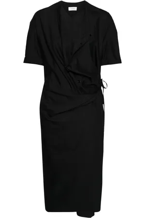 LEMAIRE Cowl-neck midi dress
