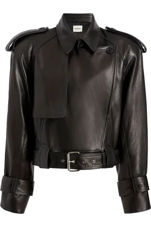 Khaite The Hammond leather jacket