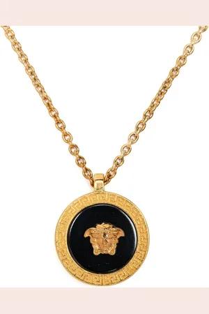 VERSACE Medusa enamel necklace
