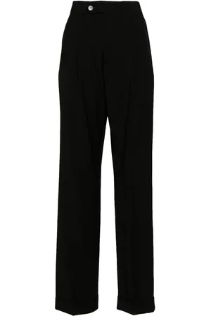Sportmax Mid-rise pleated tailored trousers