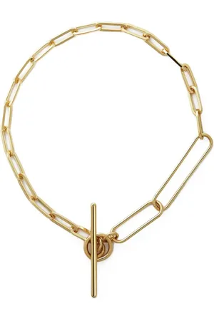 Otiumberg Asymmetric paperclip-chain bracelet