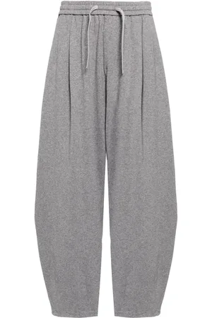 CROQUIS Pleat-detailing cotton trousers