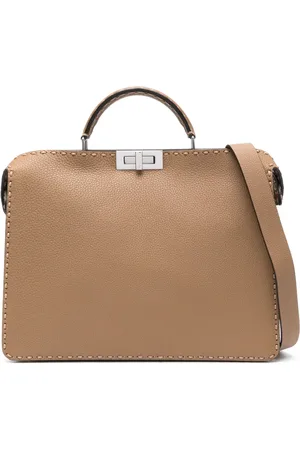 Fendi Medium Peekaboo ISeeU Selleria tote bag