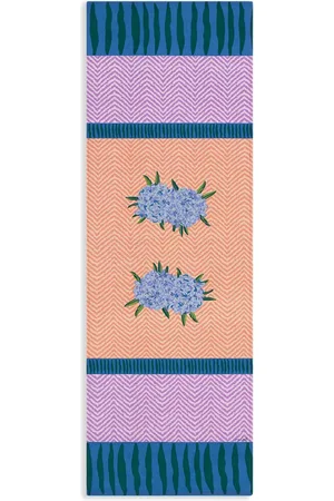 LISA CORTI Oleander canvas tablecloth (150cm x 50cm)