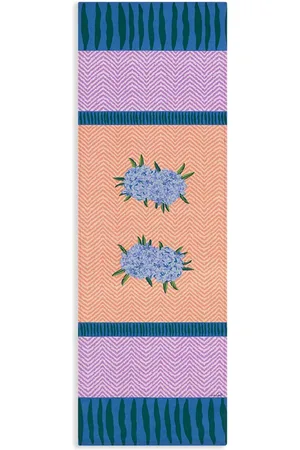 LISA CORTI Oleander canvas tablecloth (150cm x 50cm)