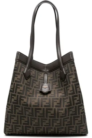 Fendi Large Origami leather tote bag