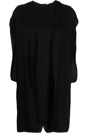 The Row Draped silk mini dress