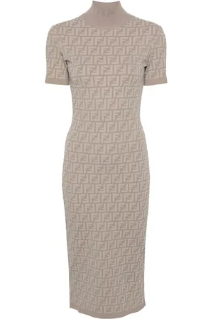 Fendi Midi Dresses Plus Size Fashion for Women FASHIOLA.ae