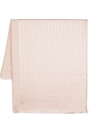 Fendi Monogram-pattern print scarf