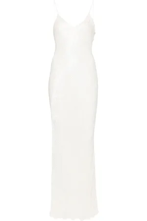 Elisabetta Franchi Bead-embellished maxi dress