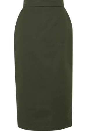 Max Mara Cotton pencil midi skirt