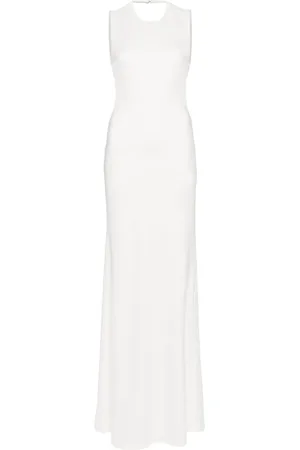 Elisabetta Franchi Logo-plaque maxi dress