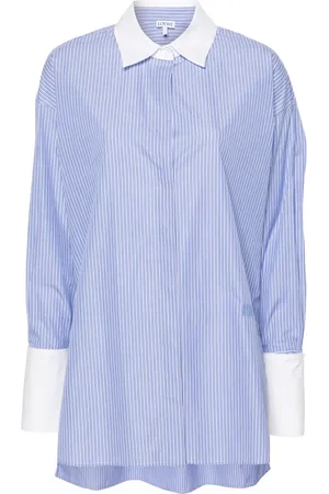 Loewe Halo-stripe cotton shirt