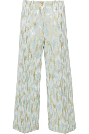 ERIKA CAVALLINI Wide-leg cropped trousers
