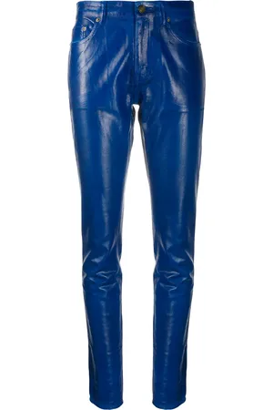 Saint Laurent Skinny patent style trousers