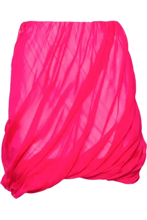 Helmut Lang Bubble gathered miniskirt
