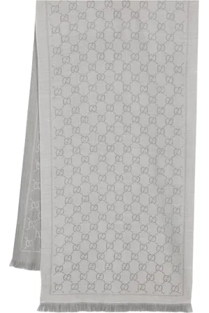 Gucci GG-jacquard wool scarf