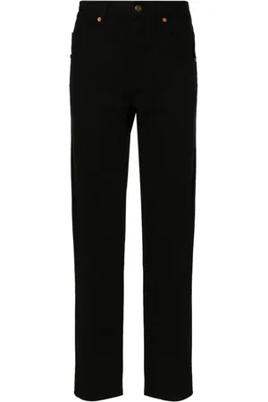 Gucci Horsebit detail tapered-leg jeans