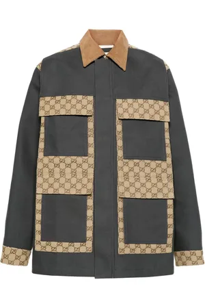 Gucci GG Supreme cotton-canvas jacket