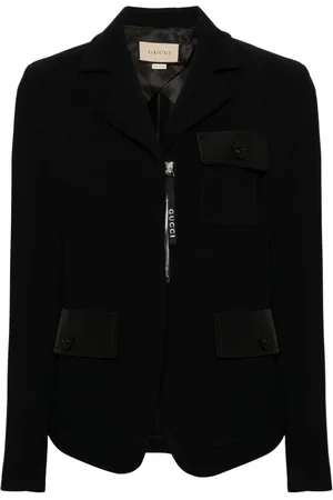 Gucci Single-breasted wool jacket