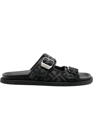 Fendi Feel FF-jacquard sandals