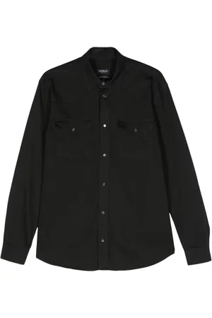 Dondup Press-stud textured shirt