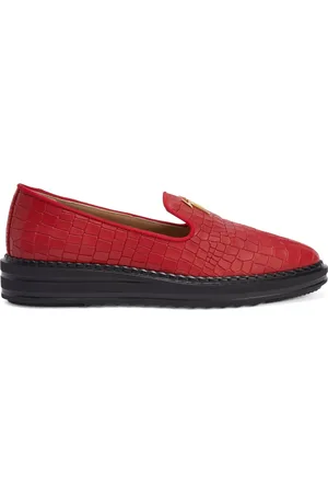 Giuseppe Zanotti Tim logo-lettering loafers