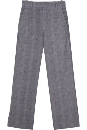 Circolo Check-pattern straight-leg trousers