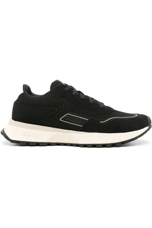 HUGO BOSS Panelled knitted sneakers