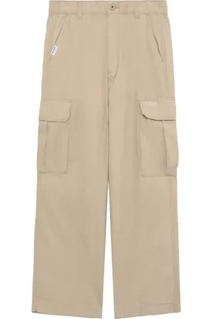 Chocoolate Wide-leg cotton cargo trousers
