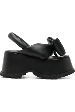 MELITTA BAUMEISTER Bow platform sandals