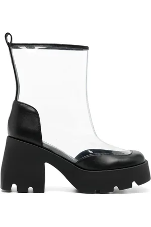 NODALETO Bulla leather-trimmed boots
