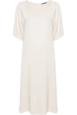 PESERICO SIGN Satin midi dress