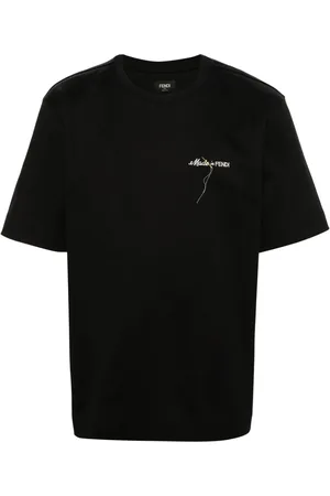 Fendi Logo-embroidered T-shirt