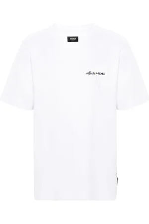 Fendi Logo-embroidered T-shirt