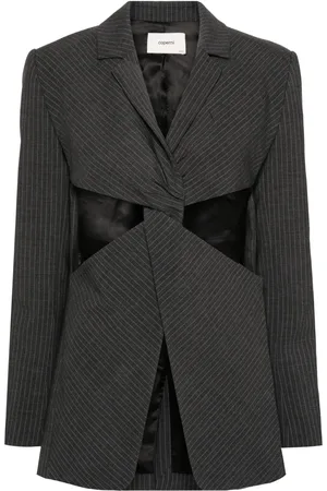 COPERNI Pinstriped twisted blazer
