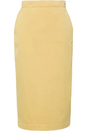 Max Mara Denver midi twill skirt