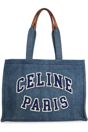Céline Cabas denim tote bag