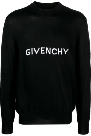 Givenchy Logo intarsia wool jumper