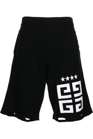 Givenchy Logo-print cotton track shorts