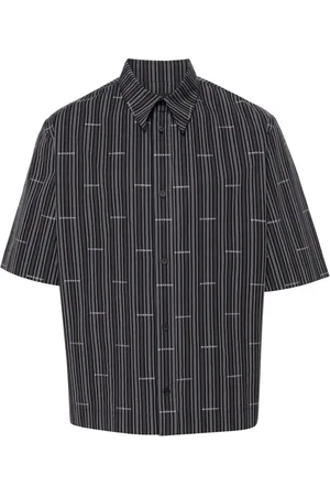 Givenchy Logo-jacquard striped shirt